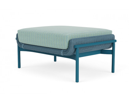 Lloyd Flanders™ Solstice Ottoman  - Stillwater, Peacock