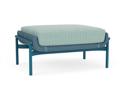 Lloyd Flanders™ Solstice Ottoman  - Stillwater, Peacock