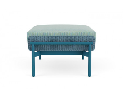 Lloyd Flanders™ Solstice Ottoman  - Stillwater, Peacock