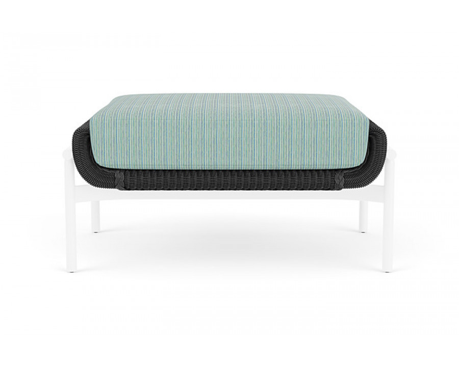 Lloyd Flanders™ Solstice Ottoman  - Charcoal, White