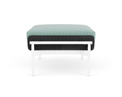 Lloyd Flanders™ Solstice Ottoman  - Charcoal, White