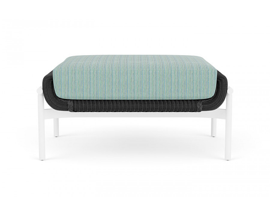 Lloyd Flanders™ Solstice Ottoman  - Charcoal, Matte White