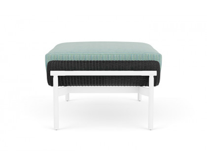 Lloyd Flanders™ Solstice Ottoman  - Charcoal, Matte White