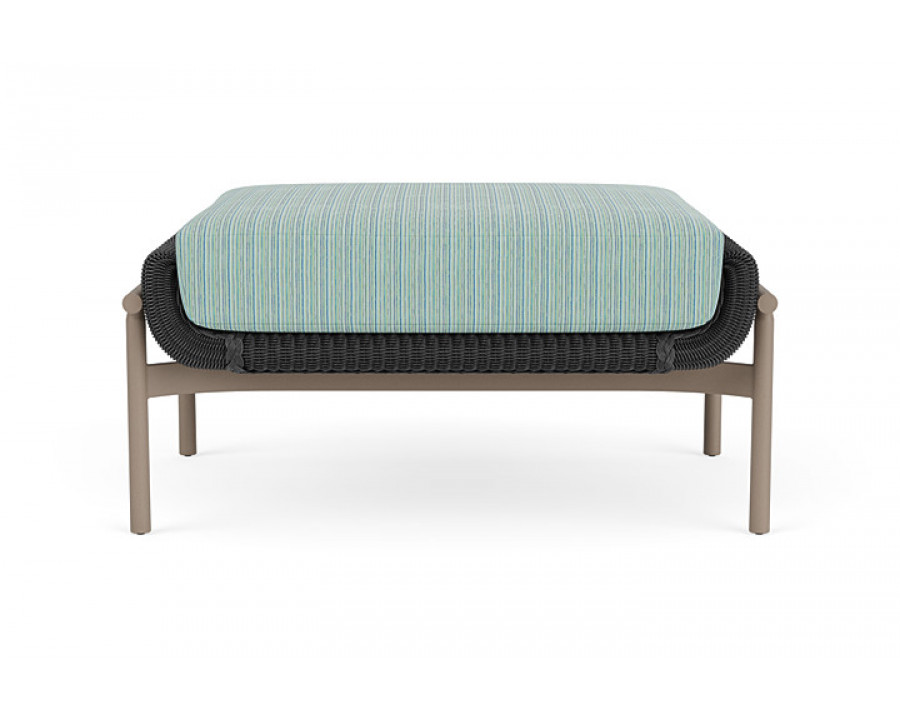 Lloyd Flanders™ Solstice Ottoman  - Charcoal, French Beige