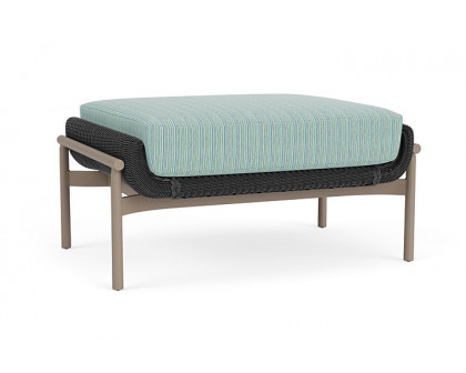 Lloyd Flanders™ Solstice Ottoman  - Charcoal, French Beige