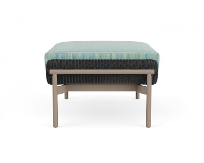 Lloyd Flanders™ Solstice Ottoman  - Charcoal, French Beige