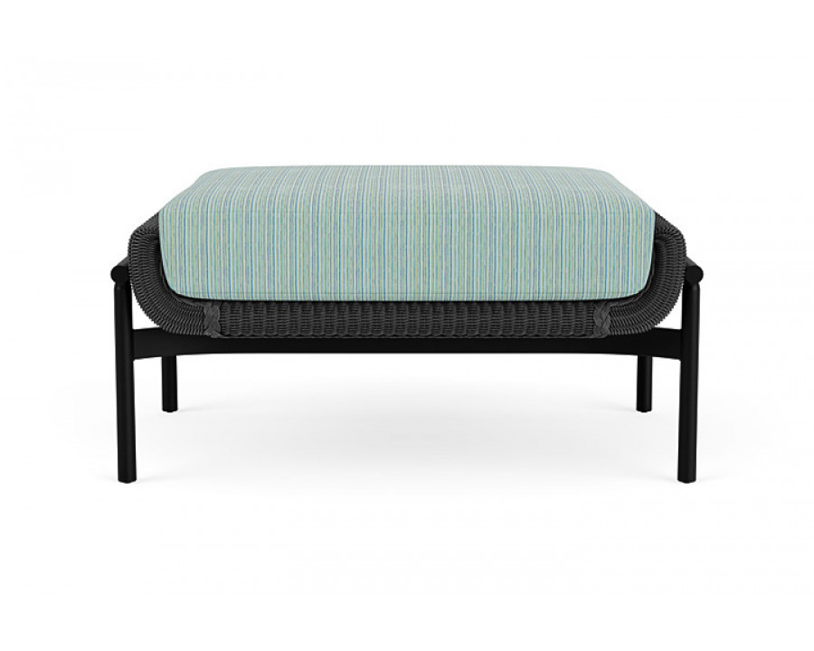 Lloyd Flanders™ Solstice Ottoman  - Charcoal, Ebony