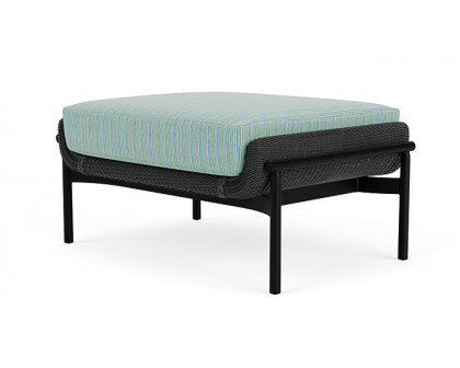 Lloyd Flanders™ Solstice Ottoman  - Charcoal, Ebony