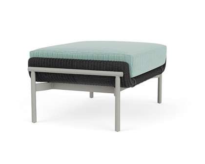 Lloyd Flanders™ Solstice Ottoman  - Charcoal, Platinum