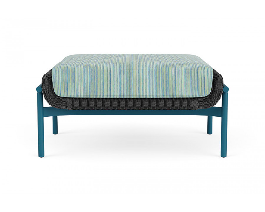 Lloyd Flanders™ Solstice Ottoman  - Charcoal, Peacock