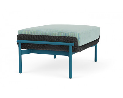 Lloyd Flanders™ Solstice Ottoman  - Charcoal, Peacock