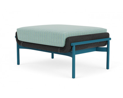 Lloyd Flanders™ Solstice Ottoman  - Charcoal, Peacock