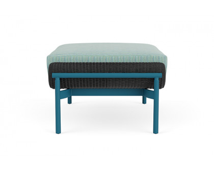 Lloyd Flanders™ Solstice Ottoman  - Charcoal, Peacock