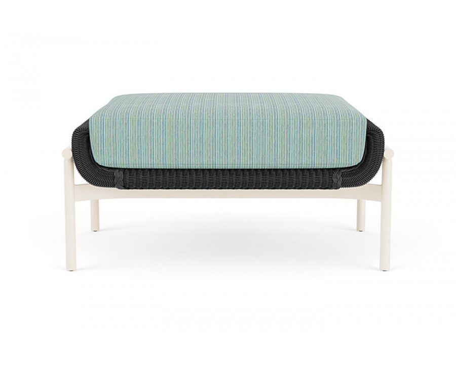 Lloyd Flanders™ Solstice Ottoman  - Charcoal, Ivory