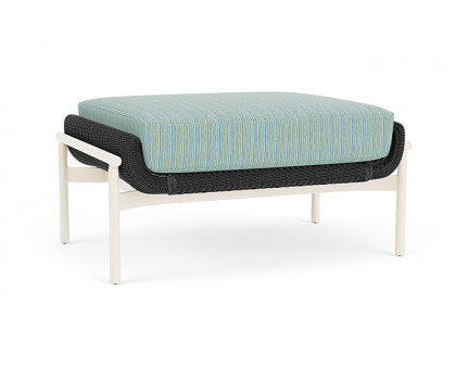 Lloyd Flanders™ Solstice Ottoman  - Charcoal, Ivory