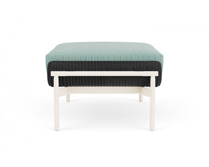 Lloyd Flanders™ Solstice Ottoman  - Charcoal, Ivory