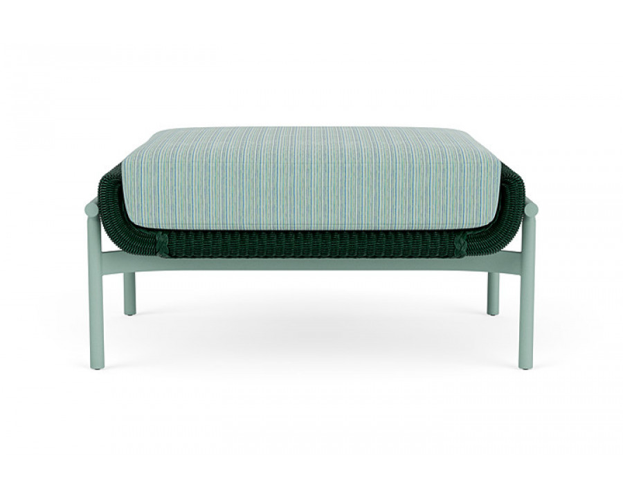 Lloyd Flanders™ Solstice Ottoman  - Woodland, Sea Glass