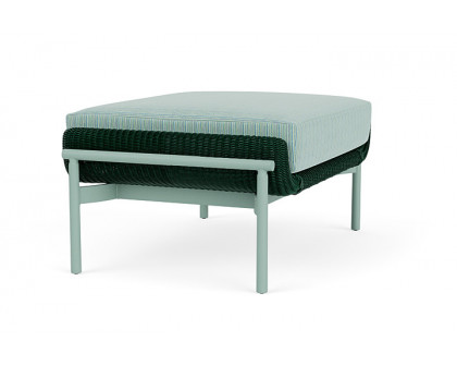 Lloyd Flanders™ Solstice Ottoman  - Woodland, Sea Glass