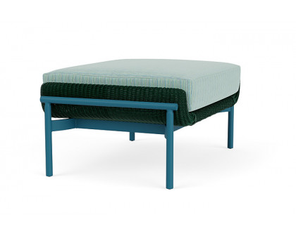 Lloyd Flanders™ Solstice Ottoman  - Woodland, Peacock