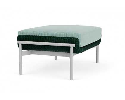 Lloyd Flanders™ Solstice Ottoman  - Woodland, Metallic Silver