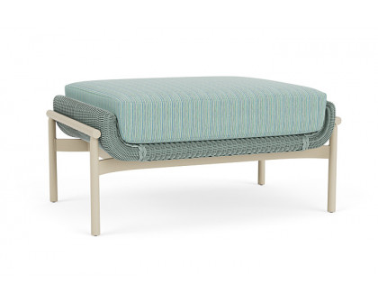 Lloyd Flanders™ Solstice Ottoman  - Sea Glass, Linen