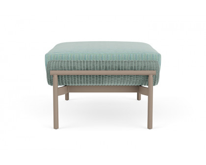 Lloyd Flanders™ Solstice Ottoman  - Sea Glass, French Beige