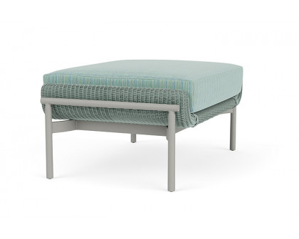 Lloyd Flanders™ Solstice Ottoman  - Sea Glass, Platinum