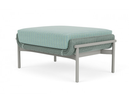 Lloyd Flanders™ Solstice Ottoman  - Sea Glass, Platinum