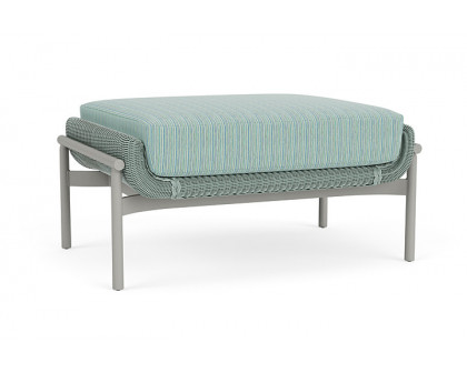 Lloyd Flanders™ Solstice Ottoman  - Sea Glass, Platinum