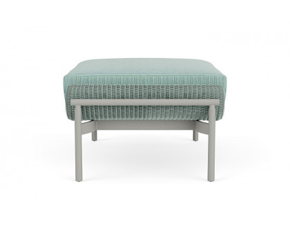 Lloyd Flanders™ Solstice Ottoman  - Sea Glass, Platinum