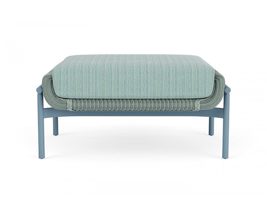 Lloyd Flanders™ Solstice Ottoman  - Sea Glass, Stillwater