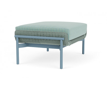 Lloyd Flanders™ Solstice Ottoman  - Sea Glass, Stillwater