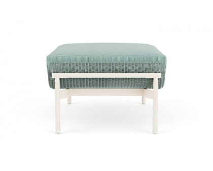 Lloyd Flanders™ Solstice Ottoman  - Sea Glass, Ivory