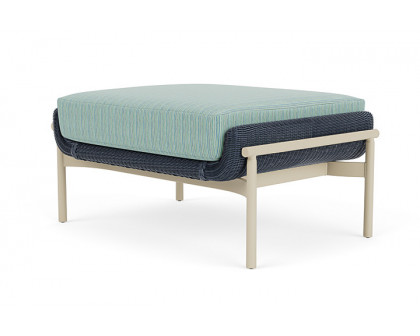 Lloyd Flanders™ Solstice Ottoman  - Denim Blue, Linen