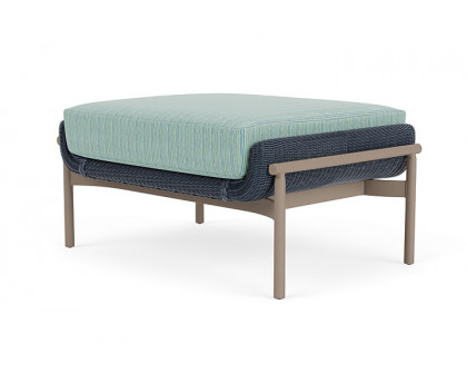 Lloyd Flanders™ Solstice Ottoman  - Denim Blue, French Beige