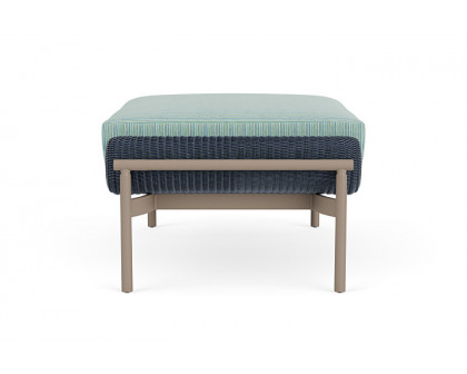 Lloyd Flanders™ Solstice Ottoman  - Denim Blue, French Beige