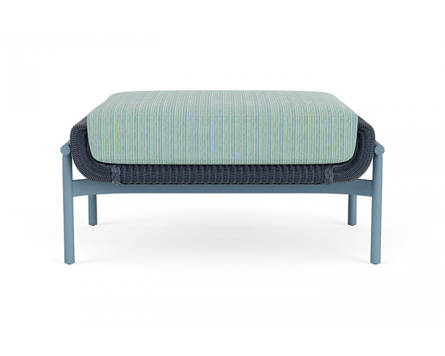 Lloyd Flanders™ Solstice Ottoman  - Denim Blue, Stillwater