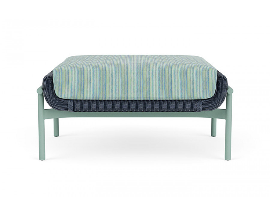 Lloyd Flanders™ Solstice Ottoman  - Denim Blue, Sea Glass