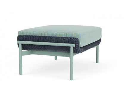 Lloyd Flanders™ Solstice Ottoman  - Denim Blue, Sea Glass