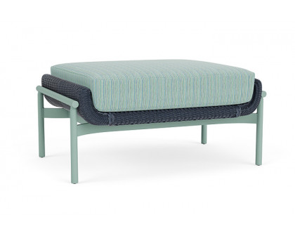 Lloyd Flanders™ Solstice Ottoman  - Denim Blue, Sea Glass