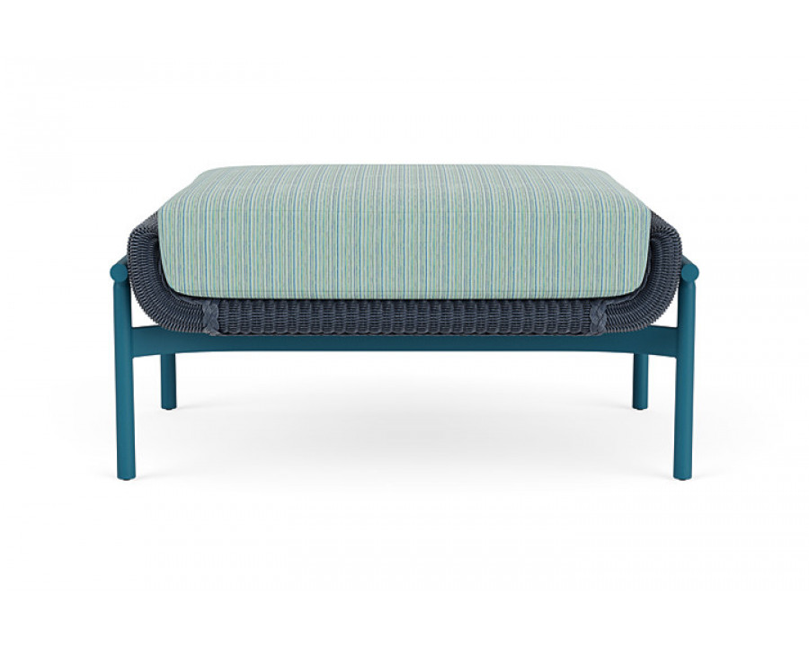 Lloyd Flanders™ Solstice Ottoman  - Denim Blue, Peacock