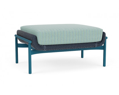 Lloyd Flanders™ Solstice Ottoman  - Denim Blue, Peacock