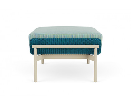 Lloyd Flanders™ Solstice Ottoman  - Peacock, Linen