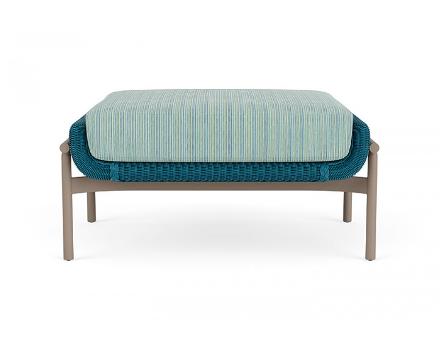 Lloyd Flanders™ Solstice Ottoman  - Peacock, French Beige