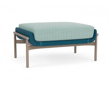 Lloyd Flanders™ Solstice Ottoman  - Peacock, French Beige