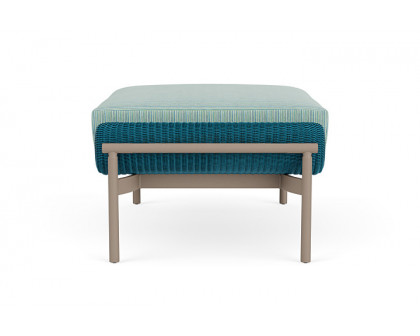 Lloyd Flanders™ Solstice Ottoman  - Peacock, French Beige