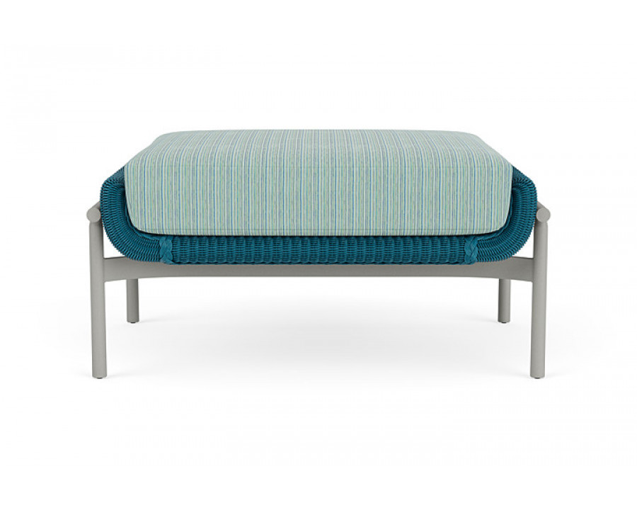 Lloyd Flanders™ Solstice Ottoman  - Peacock, Platinum