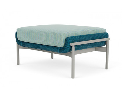 Lloyd Flanders™ Solstice Ottoman  - Peacock, Platinum