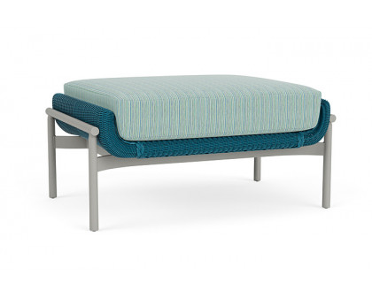 Lloyd Flanders™ Solstice Ottoman  - Peacock, Platinum