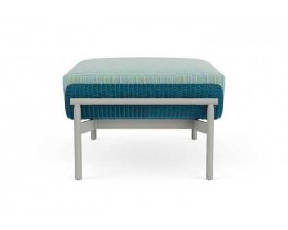 Lloyd Flanders™ Solstice Ottoman  - Peacock, Platinum